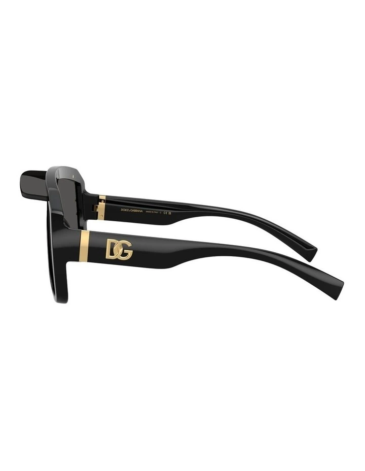 Injected Sunglasses in Black image 2