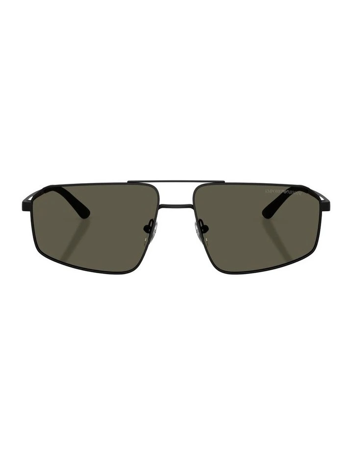 Metal Sunglasses in Black image 1