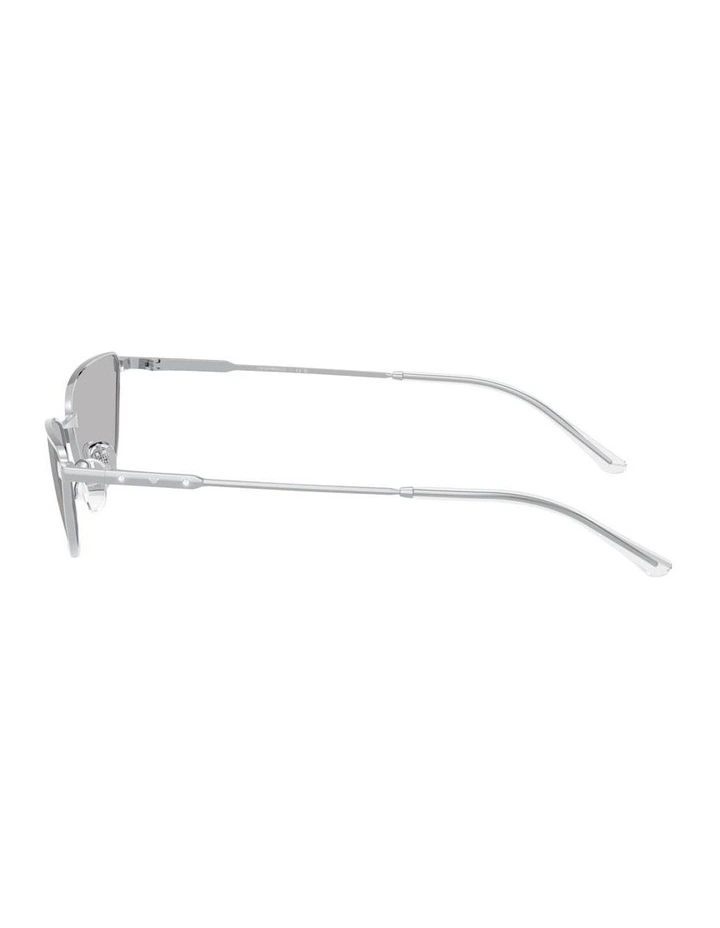 Metal Sunglasses in Silver image 2