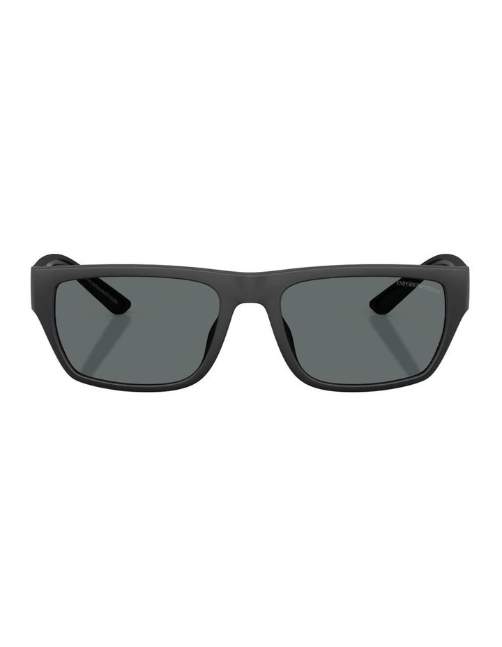 Injected Polarised Sunglasses in Black image 2