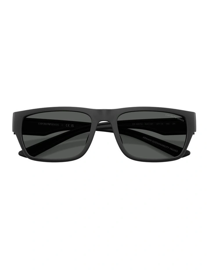 Injected Sunglasses in Black image 4