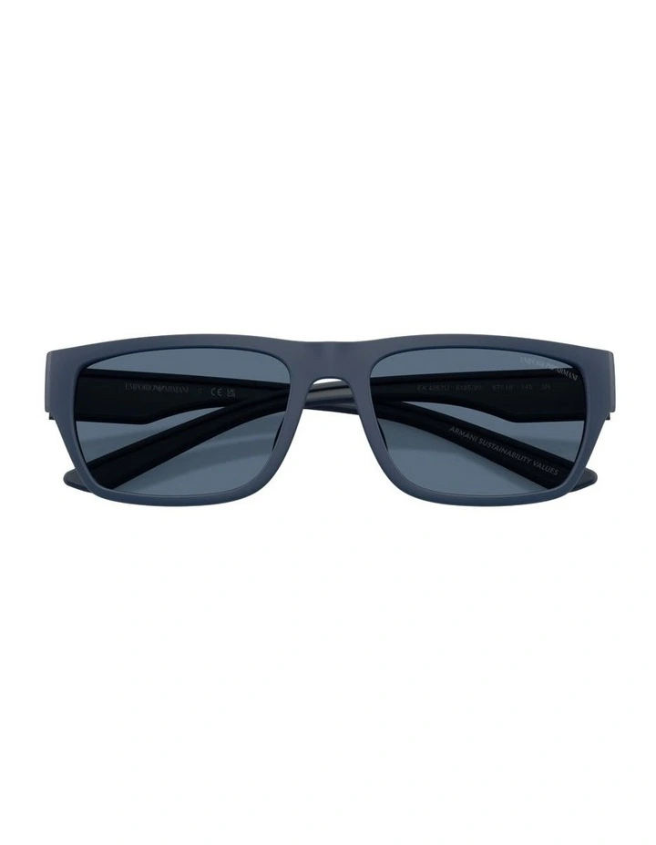 Injected Sunglasses in Blue image 4