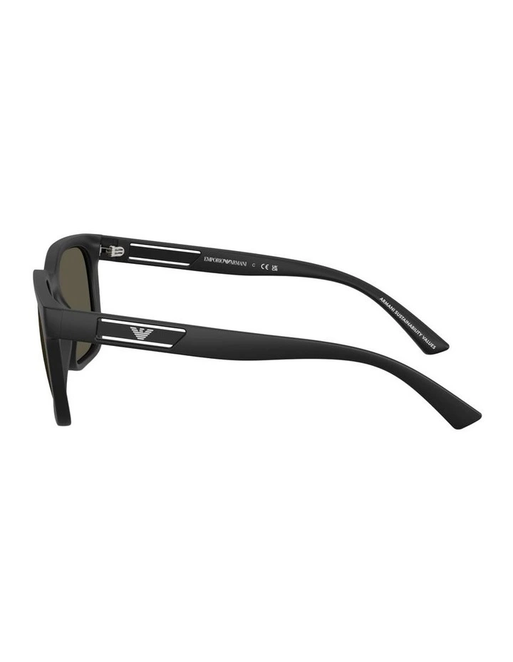 Acetate Sunglasses in Black image 3