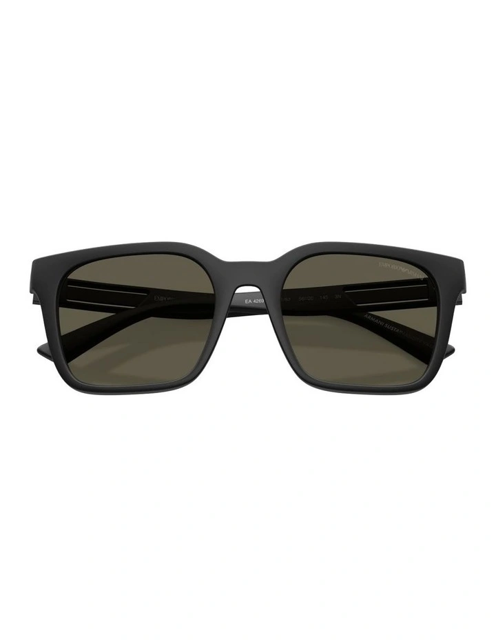 Acetate Sunglasses in Black image 4