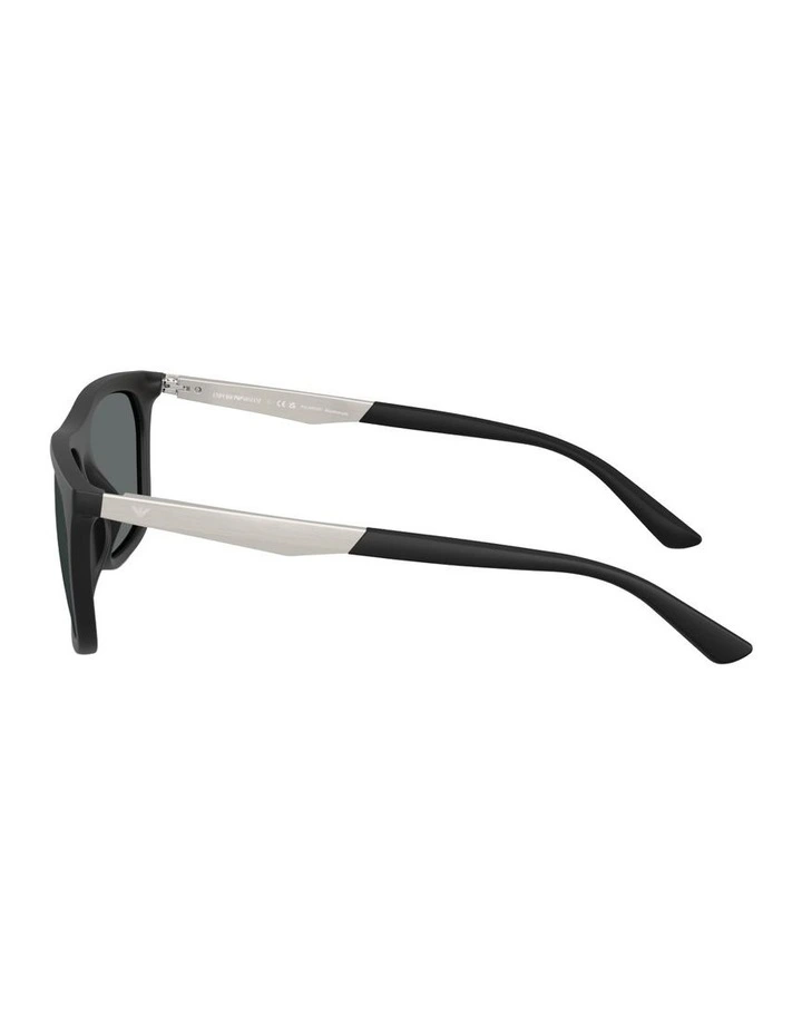 Injected Polarised Sunglasses in Black image 2