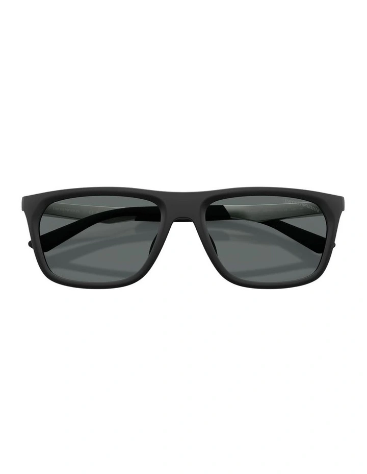 Injected Polarised Sunglasses in Black image 4