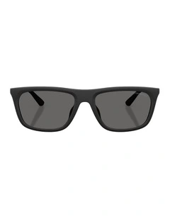 Injected Sunglasses in Black