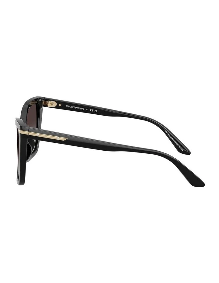 Acetate Sunglasses in Black image 3