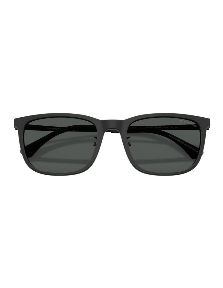 Acetate Sunglasses in Black image 3