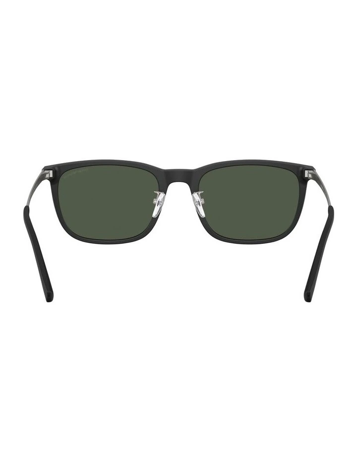 Acetate Polarised Sunglasses in Black image 3