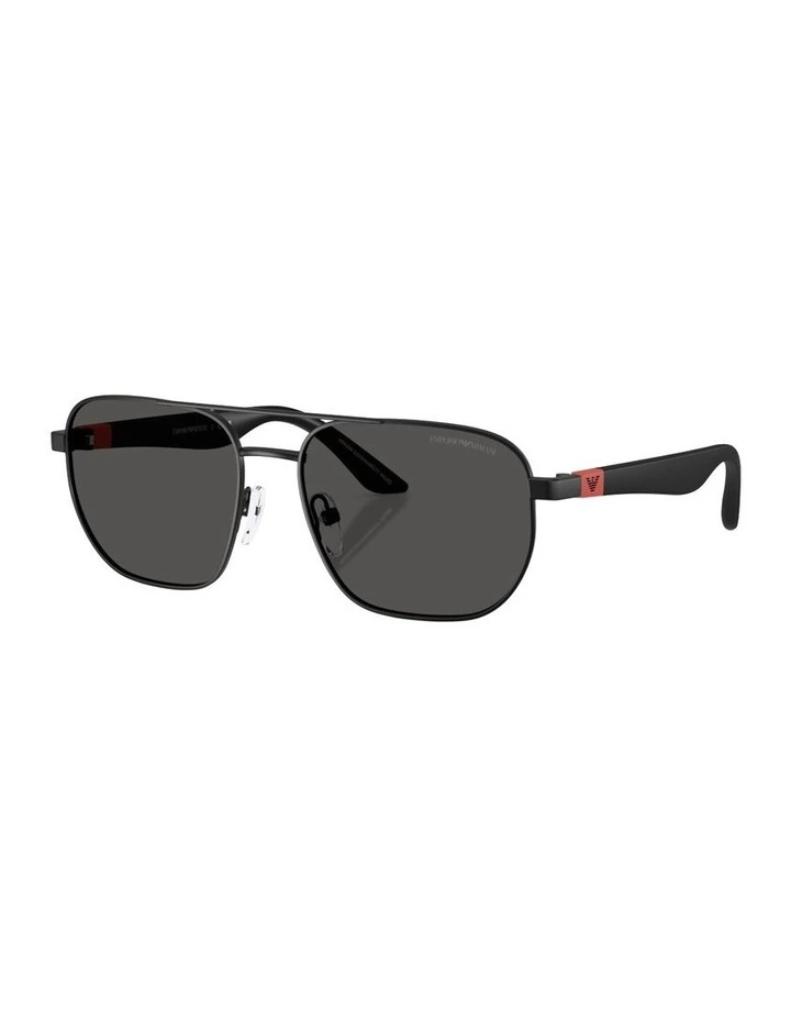 Metal Sunglasses in Black image 1