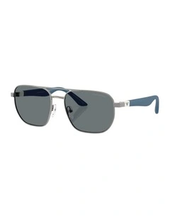 Metal Sunglasses in Grey