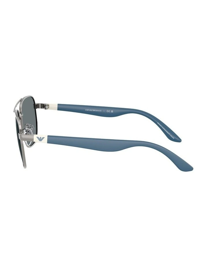 Metal Sunglasses in Grey image 3