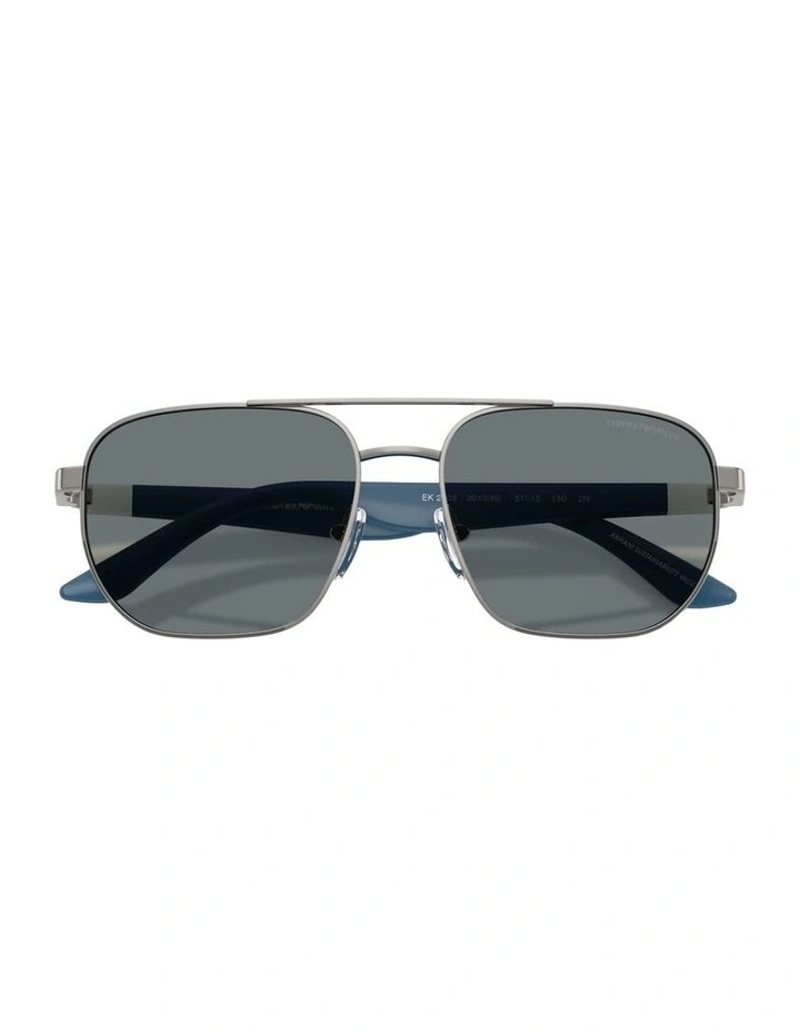 Metal Sunglasses in Grey image 4