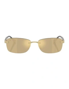 Titanium Sunglasses in Gold