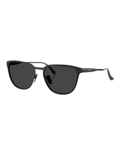 Metal Polarised Sunglasses in Black