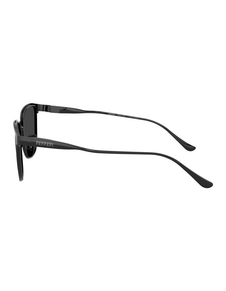 Metal Polarised Sunglasses in Black image 3