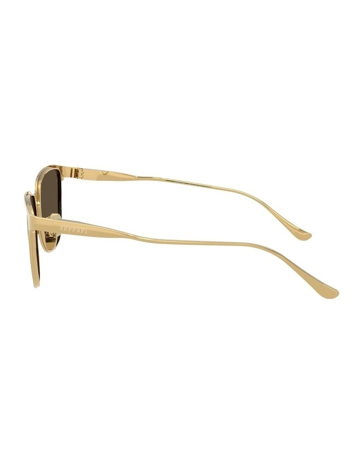 Metal Sunglasses in Gold image 3
