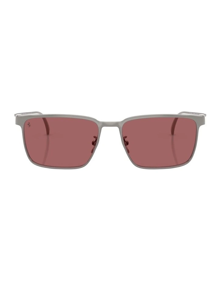 Metal Polarised Sunglasses in Grey image 2