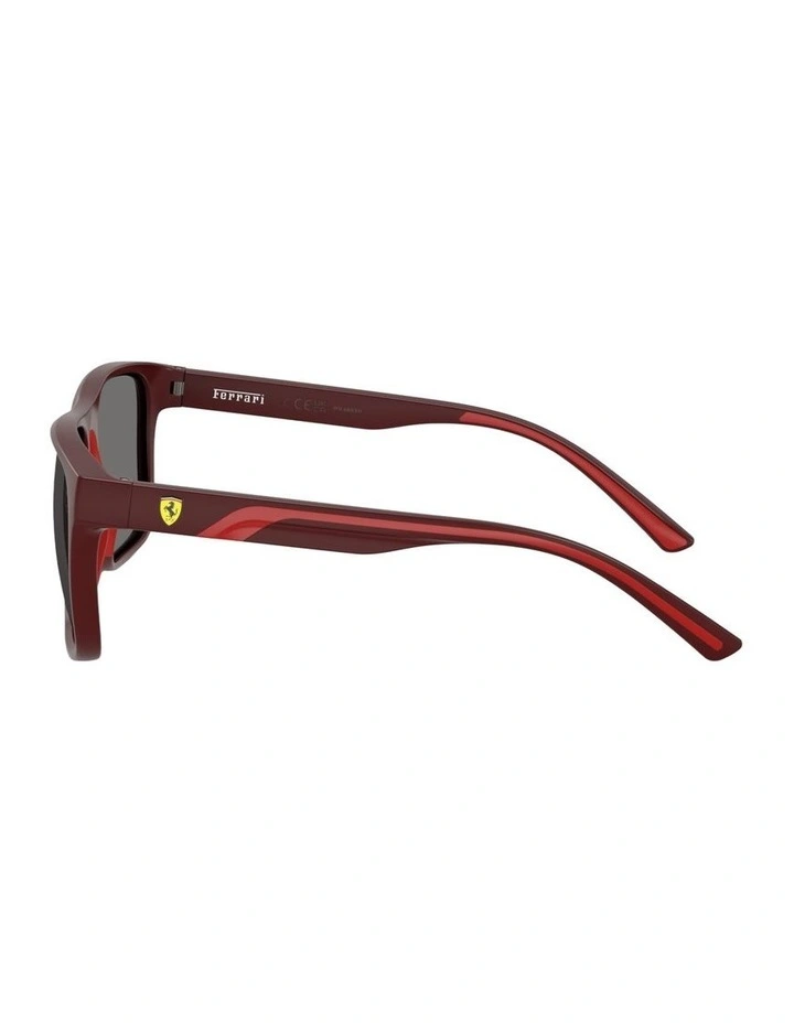 Injected Polarised Sunglasses in Red image 2