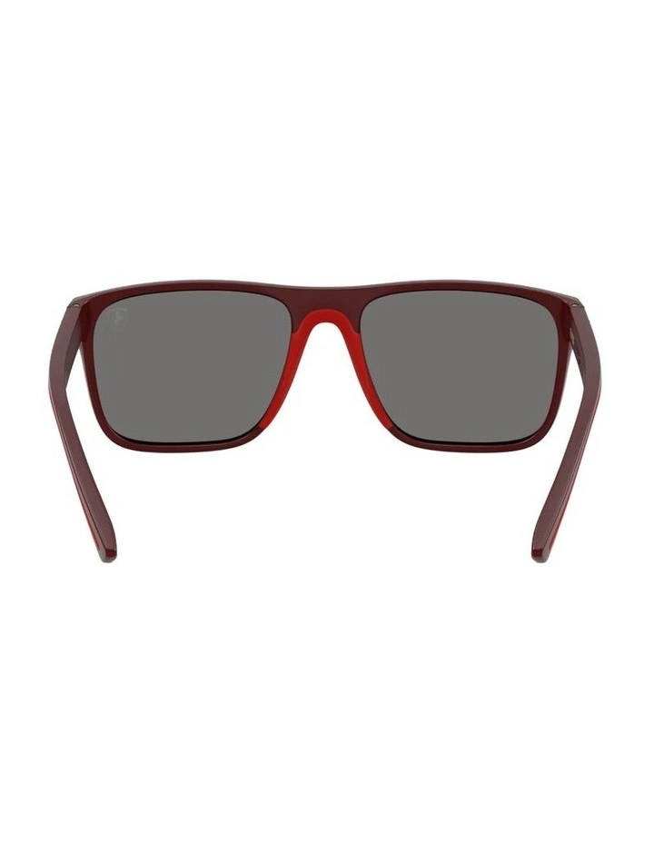 Injected Polarised Sunglasses in Red image 3