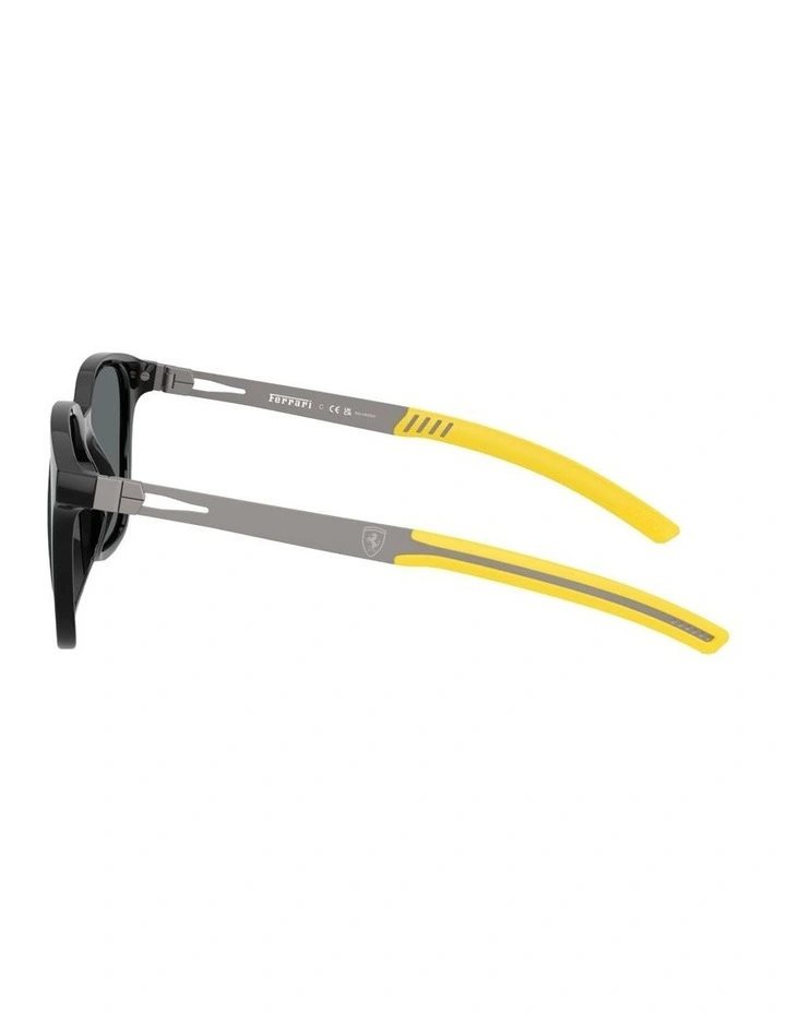 Injected Polarised Sunglasses in Black image 2