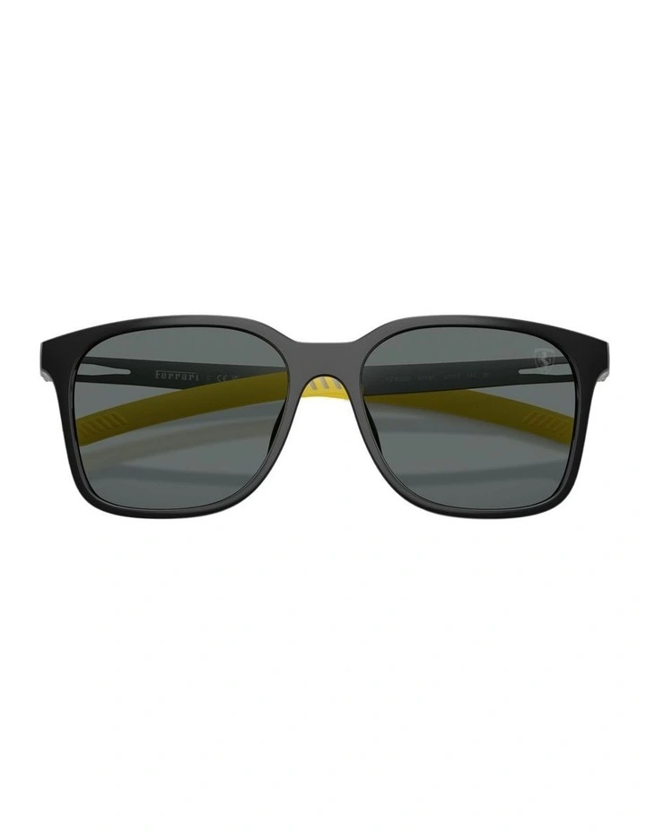 Injected Polarised Sunglasses in Black image 4
