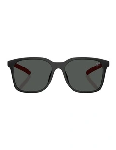 Injected Sunglasses in Black