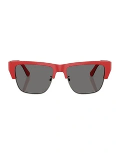 Acetate Polarised Sunglasses in Black