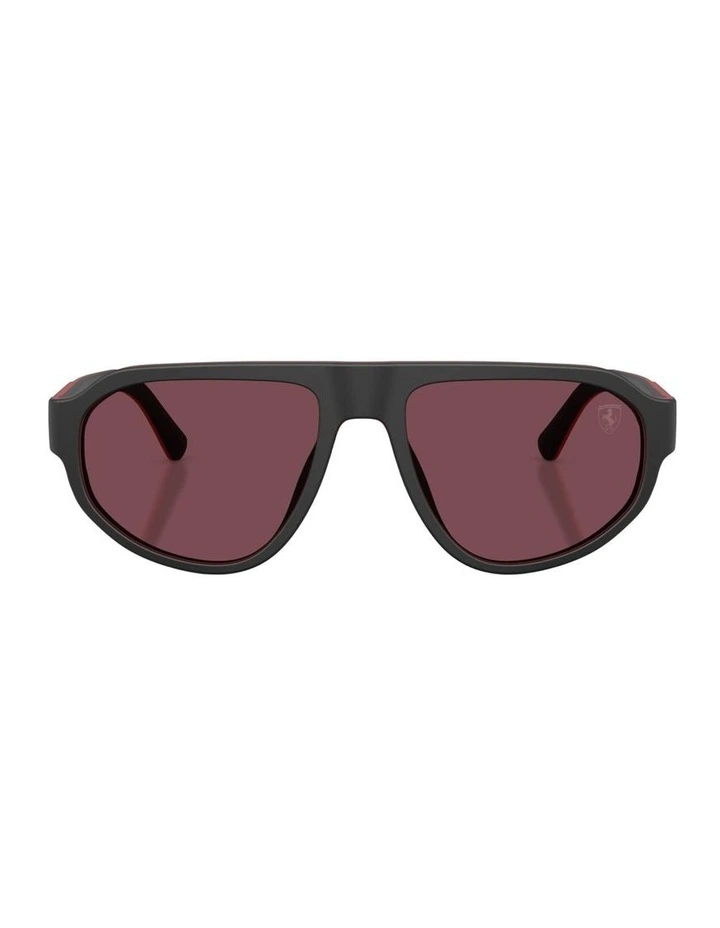 Acetate Sunglasses in Black image 2