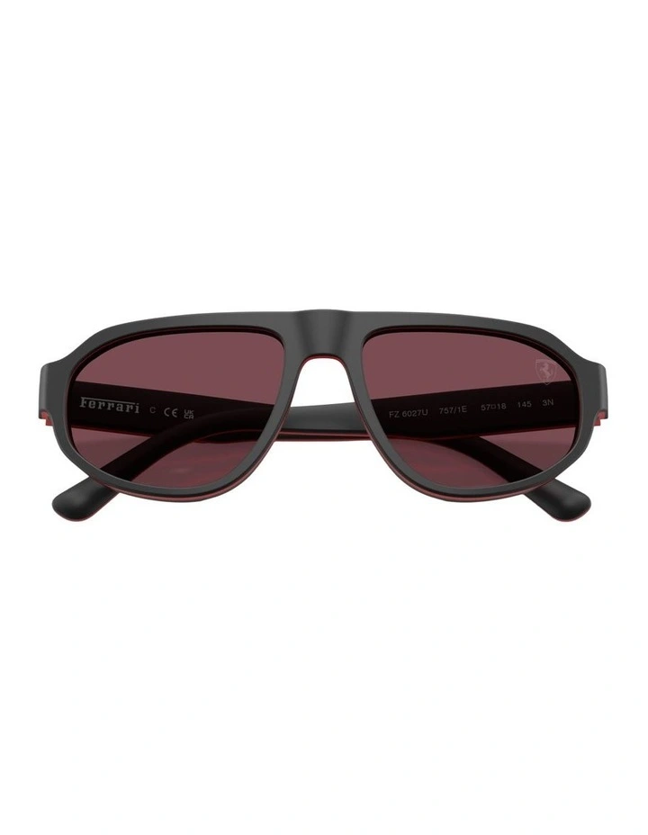 Acetate Sunglasses in Black image 4