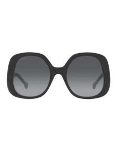 Injected Sunglasses in Black GG1235S