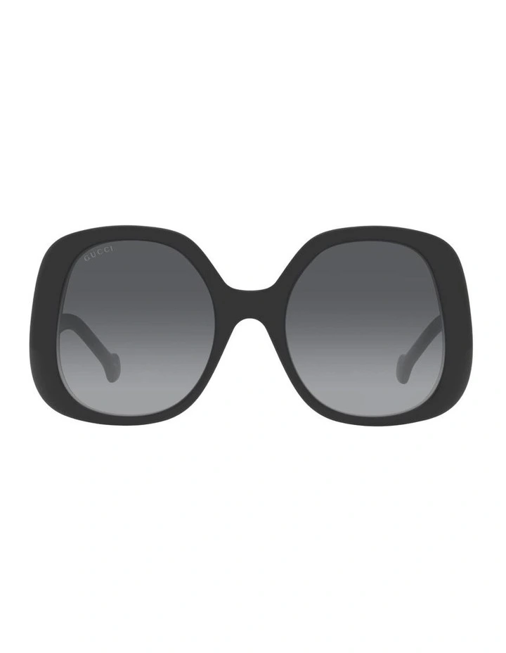 Injected Sunglasses in Black GG1235S image 1