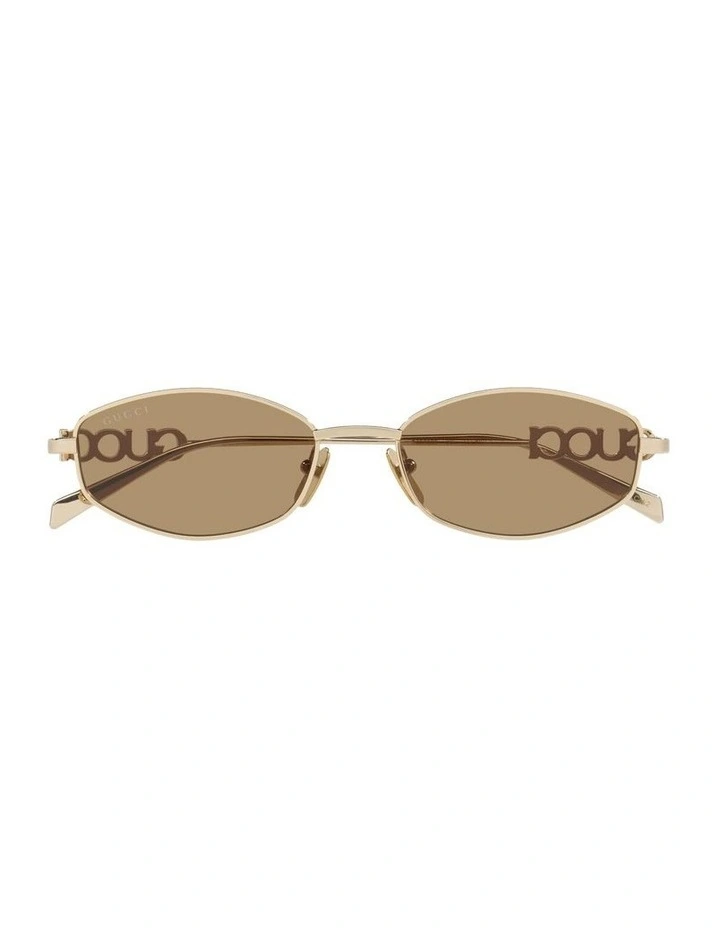 Metal Sunglasses in Gold GG1802S image 4