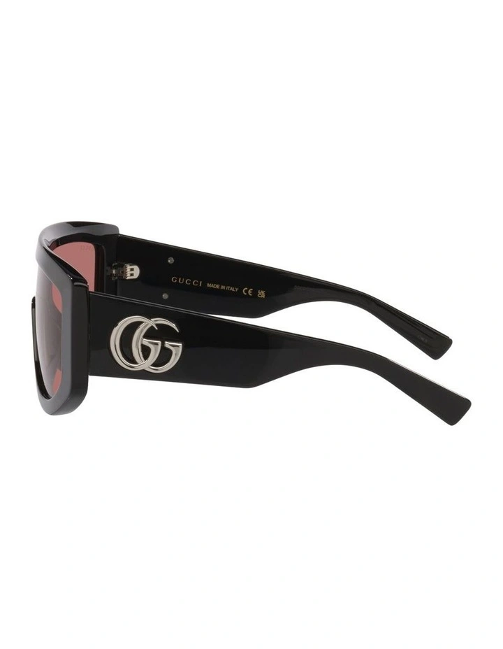 Acetate Sunglasses in Black GG1950S image 2