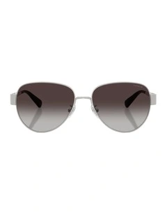 Metal Sunglasses in Silver CDP37