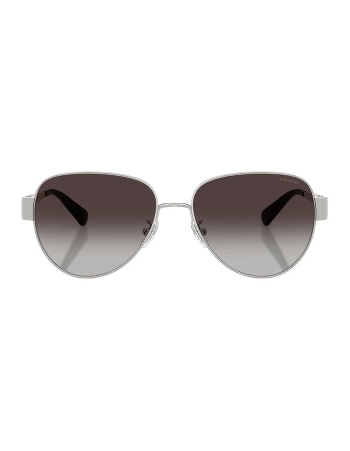 Metal Sunglasses in Silver CDP37 image 1