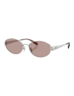 Metal Sunglasses in Silver CDP44