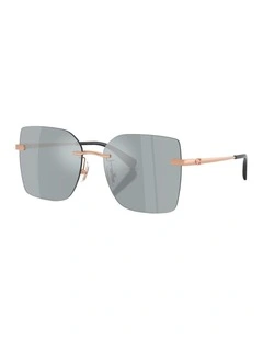 Metal Sunglasses in Gold CDP45