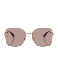 Metal Sunglasses in Gold CDP45