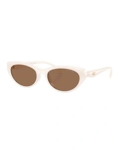 Injected Sunglasses in White CDP42