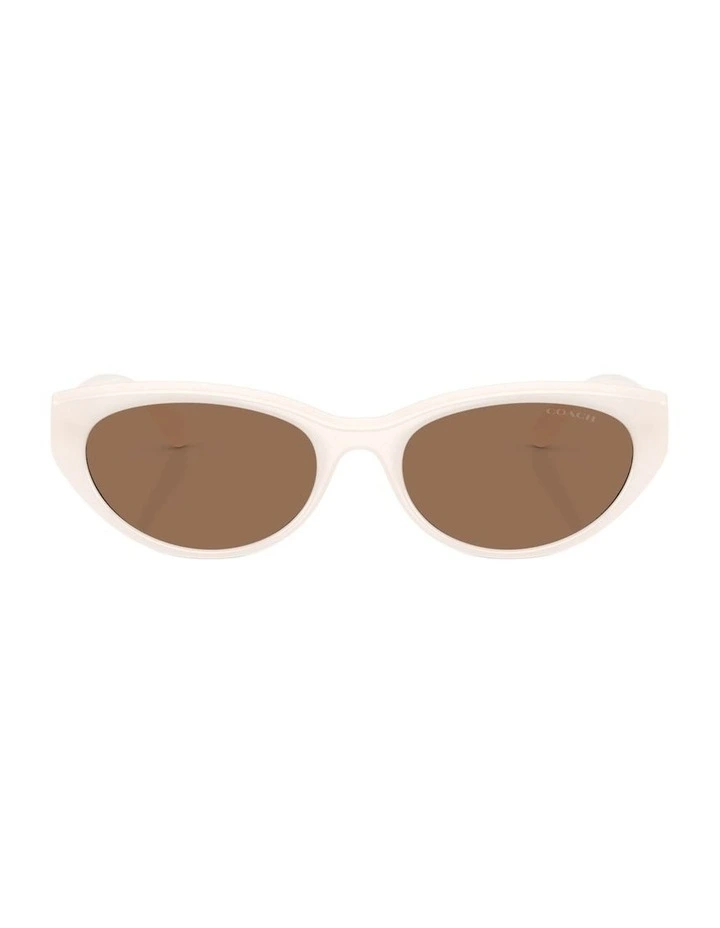 Injected Sunglasses in White CDP42 image 2