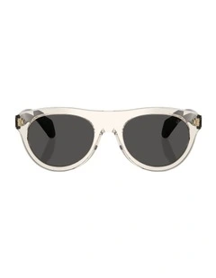Splash Acetate Sunglasses in White