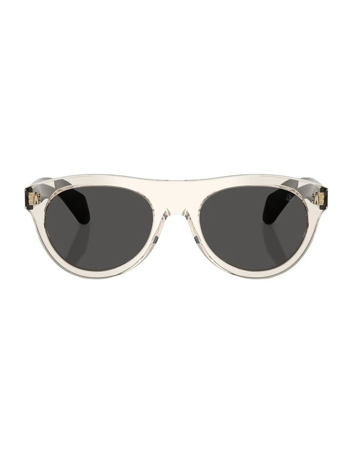 Splash Acetate Sunglasses in White image 1