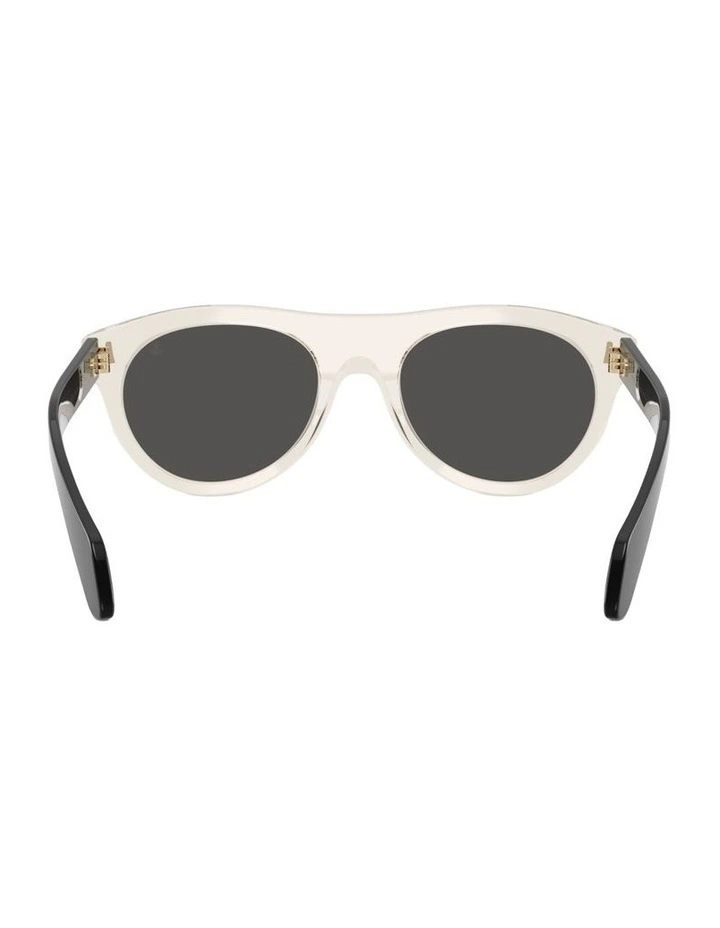 Splash Acetate Sunglasses in White image 3