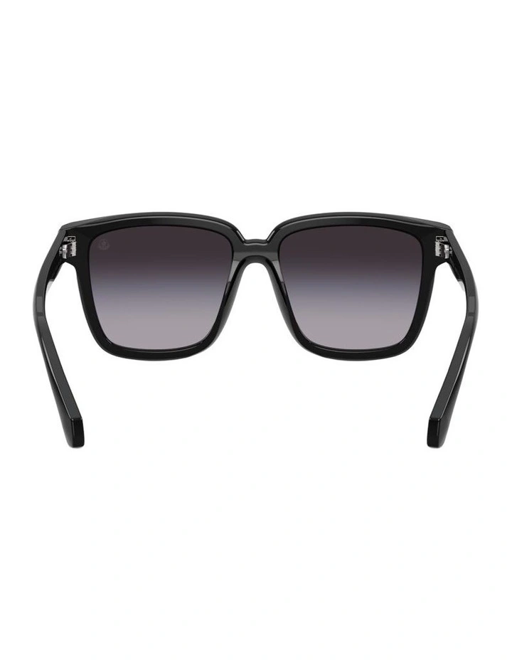 Clasico Acetate Sunglasses in Black image 2
