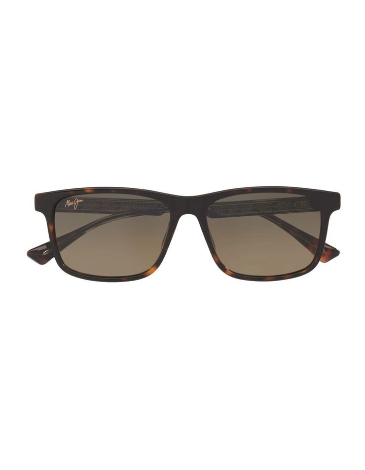 Okina Injected Polarised Sunglasses in Tortoise image 4