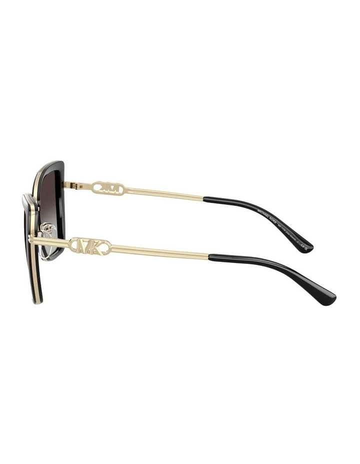 Sea Island Metal Sunglasses in Black image 2