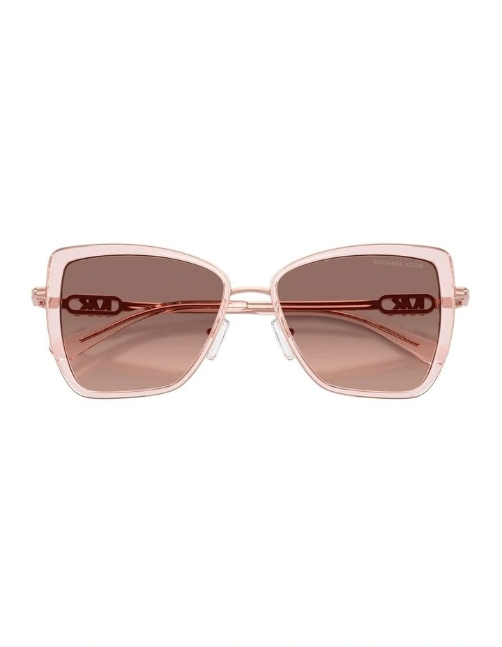 Sea Island Metal Sunglasses in Pink image 3