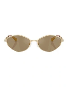 Gold Coast Metal Sunglasses in Gold